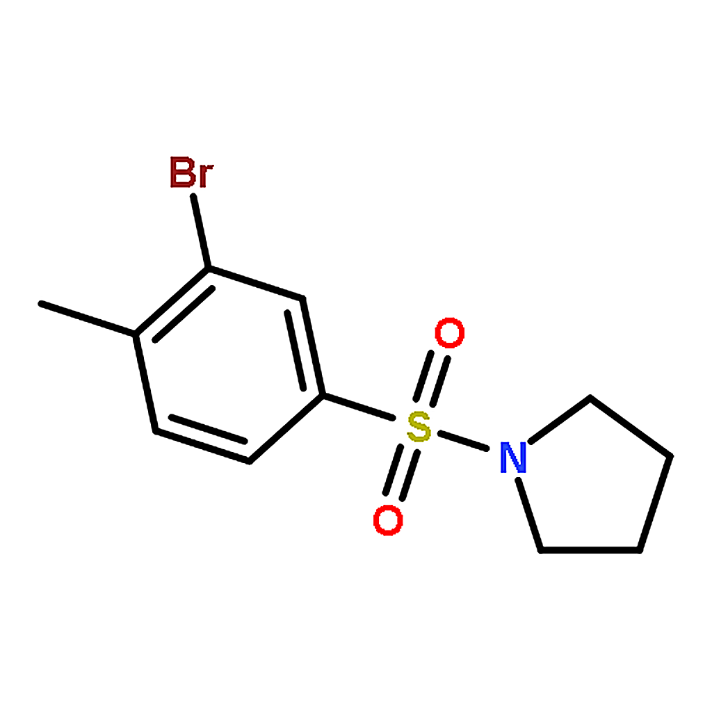 RHAWN 1-(3-Bromo-4-methylphenylsulfonyl)pyrrolidine