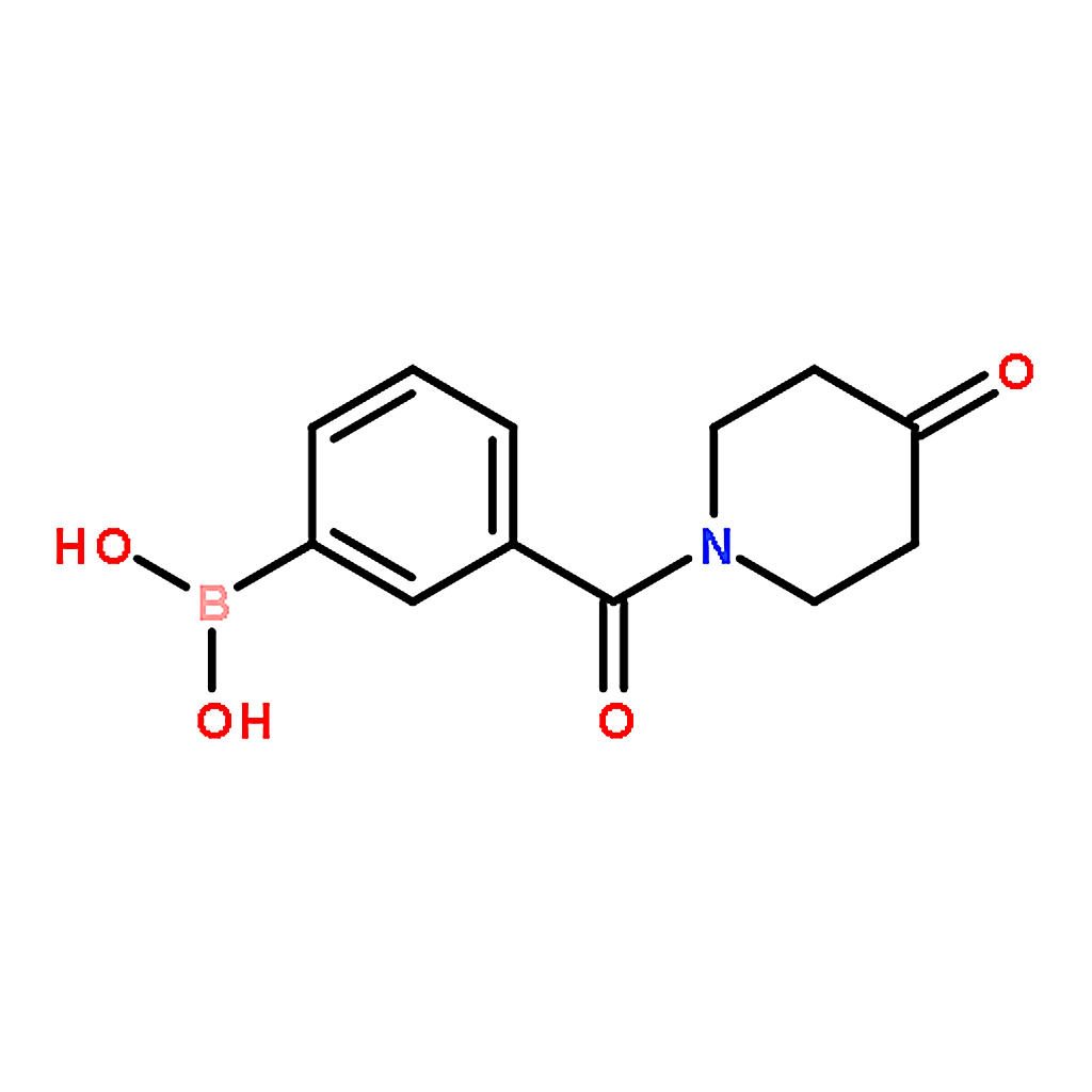 RHAWN (3-(4-OXOPIPERIDINE-1-CARBONYL)PHENYL)BORONIC ACID
