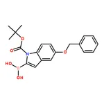 RHAWN (5-(Benzyloxy)-1-(tert-butoxycarbonyl)-1H-indol-2-yl)boronic acid