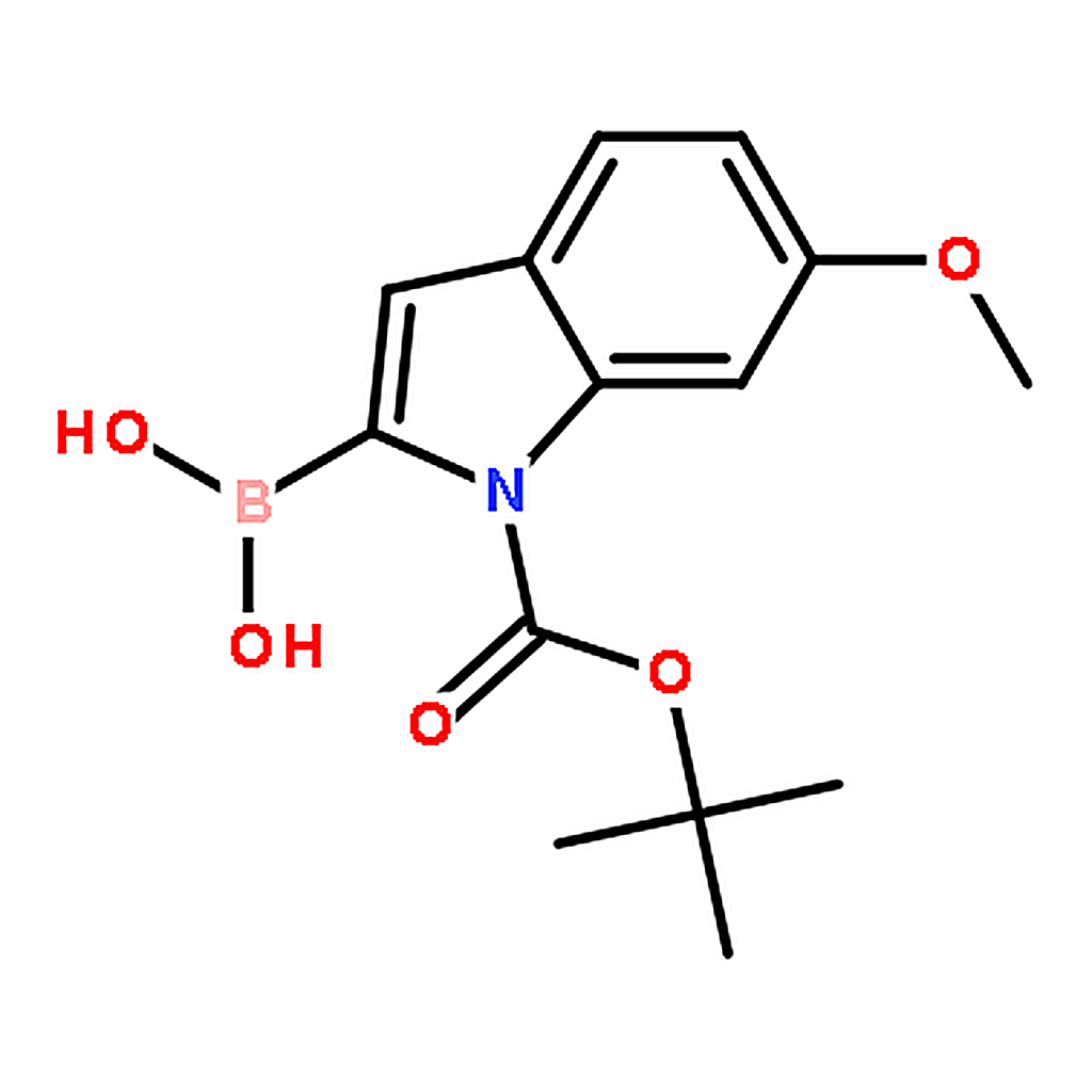 RHAWN (1-(tert-Butoxycarbonyl)-6-methoxy-1H-indol-2-yl)boronic acid