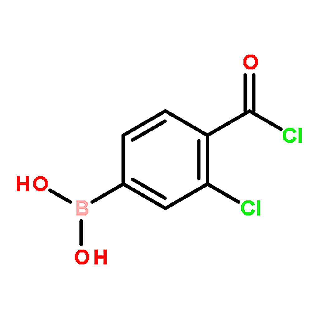 RHAWN (3-Chloro-4-(chlorocarbonyl)phenyl)boronicacid