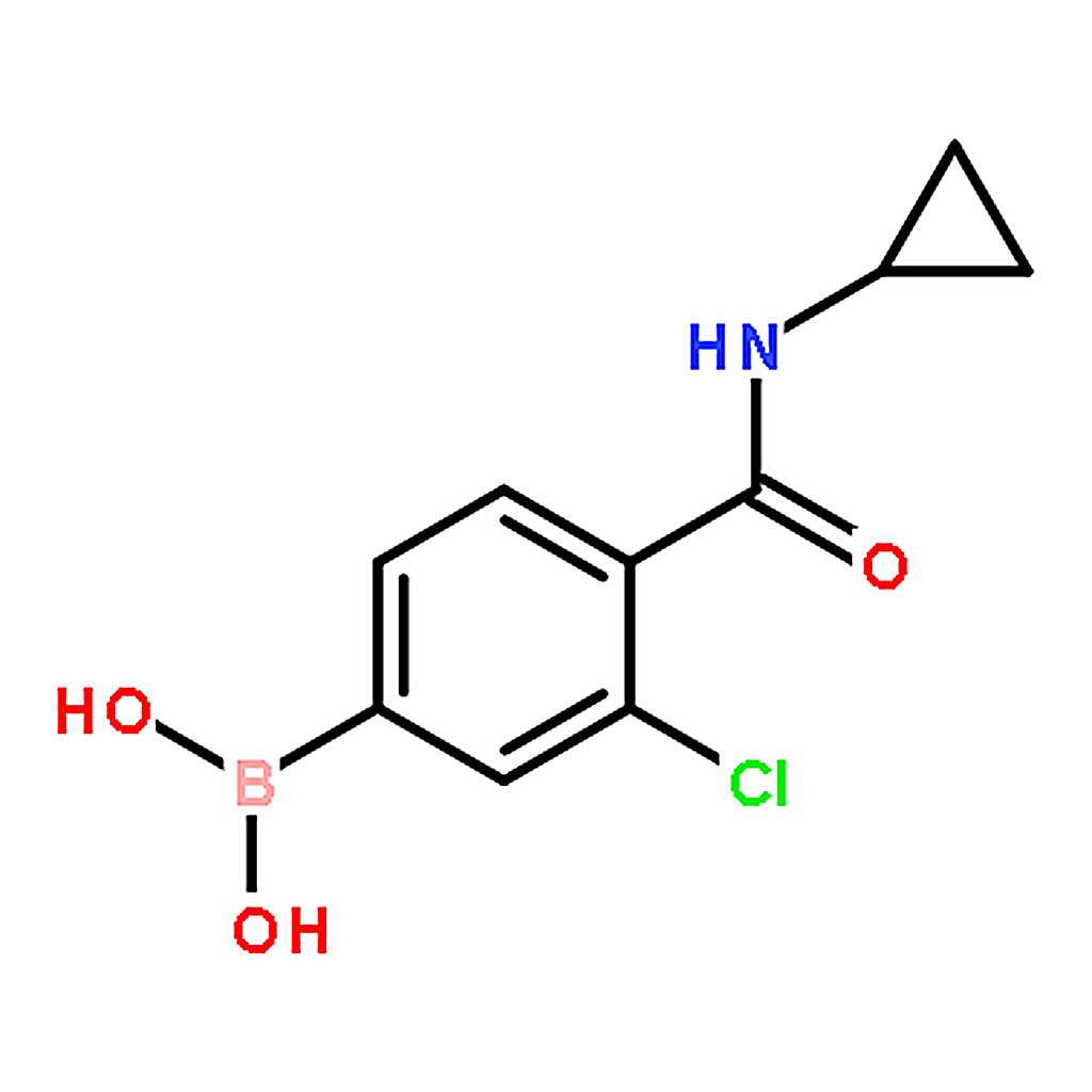 RHAWN (3-Chloro-4-(cyclopropylcarbamoyl)phenyl)boronic acid