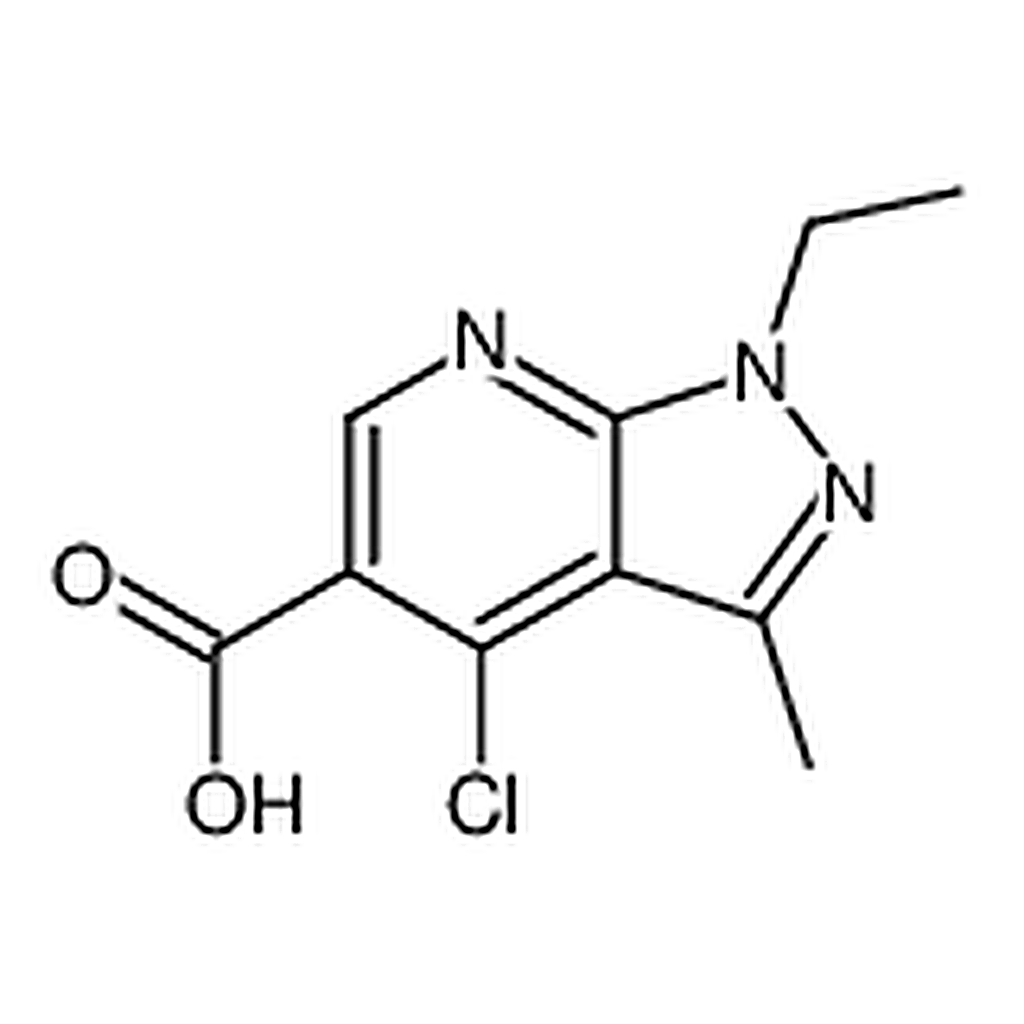 RHAWN 4-Chloro-1-ethyl-3-methyl-1H-pyrazolo-[3，4-b]pyridine-5-carboxylic acid