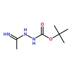 RHAWN tert-Butyl 2-(1-iminoethyl)hydrazine-1-carboxylate