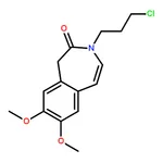 RHAWN 3-(3-Chloropropyl)-1,3-dihydro-7,8-dimethoxy-2H-3-benzazepin-2-one
