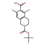 RHAWN 2-(tert-Butoxycarbonyl)-5,7-dichloro-1,2,3,4-tetrahydroisoquinoline-6-carboxylic acid