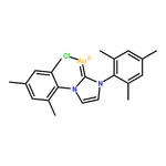 RHAWN Chloro(1,3-dimesityl-1H-imidazol-2(3H)-ylidene)aurate(I)