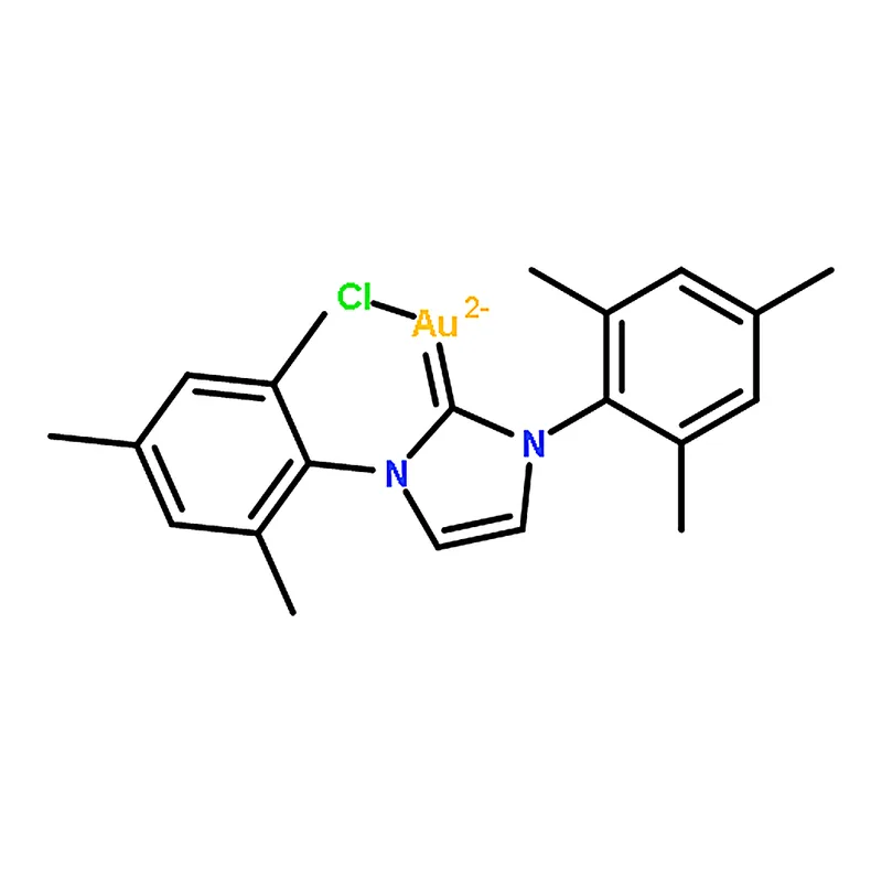 RHAWN Chloro(1,3-dimesityl-1H-imidazol-2(3H)-ylidene)aurate(I)