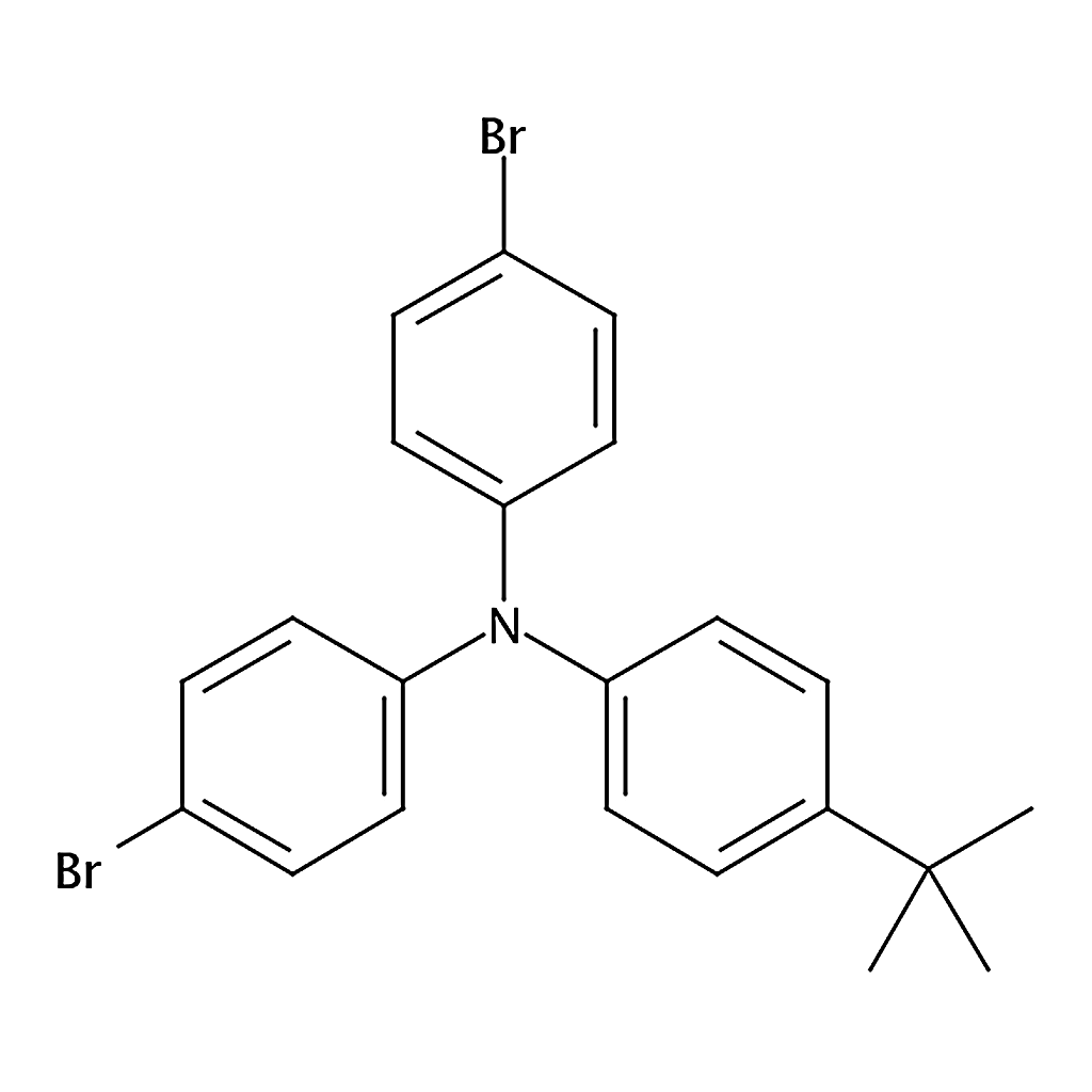 RHAWN 4,4'-Dibromo-4''-<i>tert</i>-butyltriphenylamine