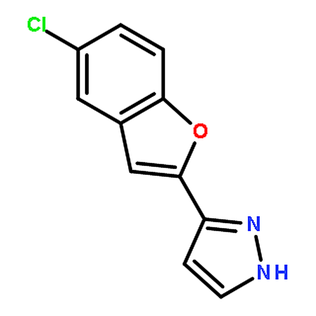 RHAWN 3-(5-Chlorobenzofuran-2-Yl)-1H-Pyrazole