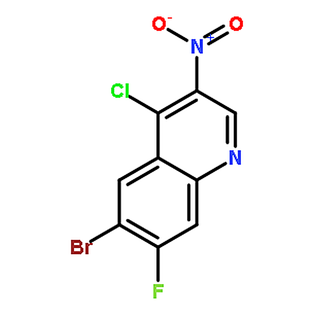 RHAWN 6-Bromo-4-chloro-7-fluoro-3-nitroquinoline