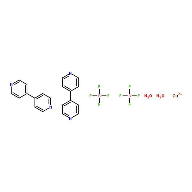 RHAWN Copper(2+), diaquabis(4,4'-bipyridine-┟N1)-, tetrafluoroborate(1-) (1:2)