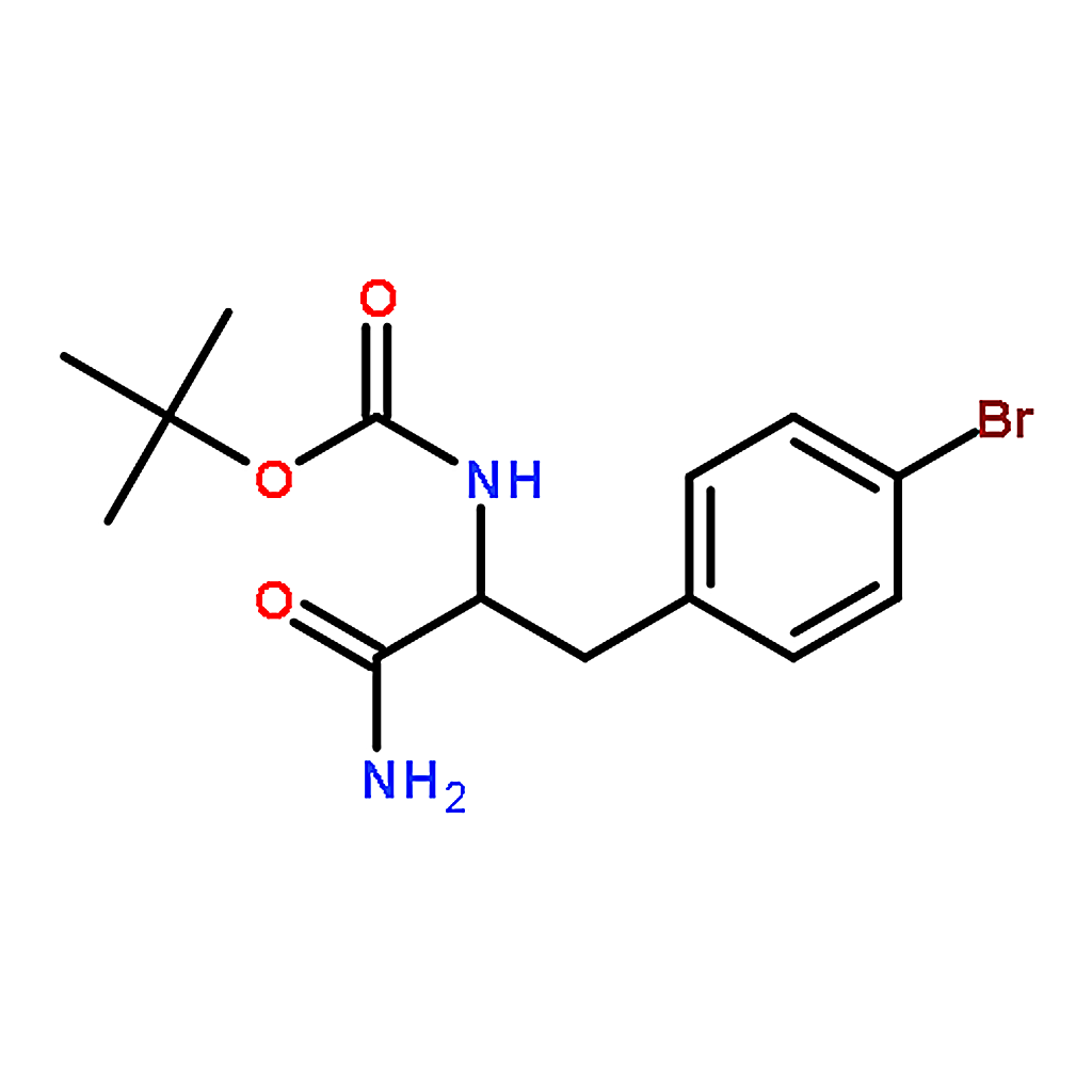 RHAWN (S)-Tert-Butyl (1-Amino-3-(4-Bromophenyl)-1-Oxopropan-2-Yl)Carbamate