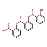 RHAWN 2-((2-((2-Hydroxybenzoyl)oxy)benzoyl)oxy)benzoic acid