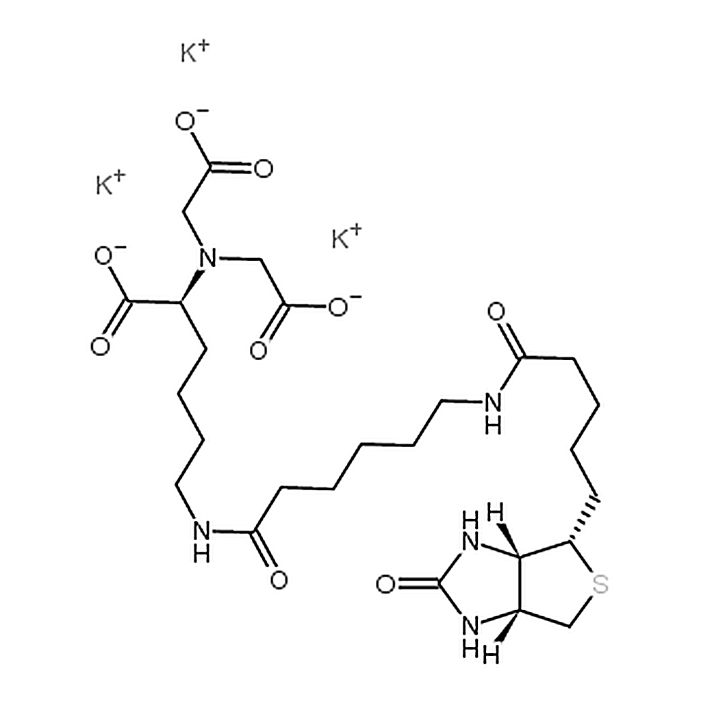 RHAWN N┖-(N-(+)-Biotinyl-6-aminohexanoyl)-N，N-bis(carboxymethyl)-L-lysine 힛솜吉
