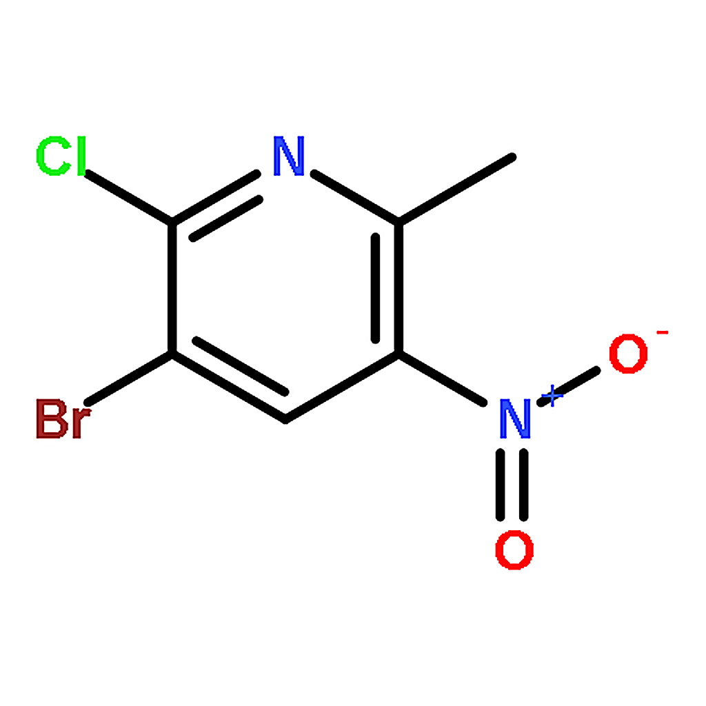 RHAWN 3-Bromo-2-chloro-6-methyl-5-nitropyridine