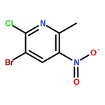 RHAWN 3-Bromo-2-chloro-6-methyl-5-nitropyridine