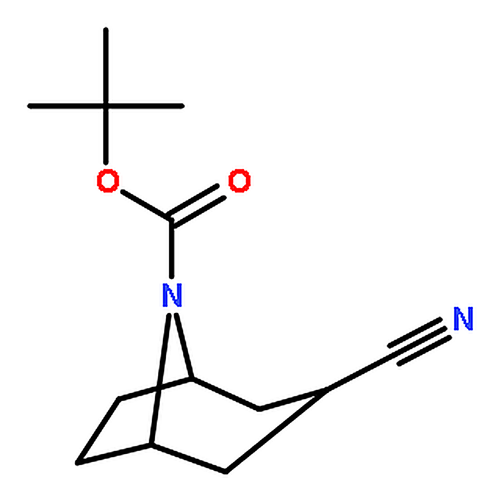 RHAWN tert-Butyl 3-cyano-8-azabicyclo[3.2.1]octane-8-carboxylate