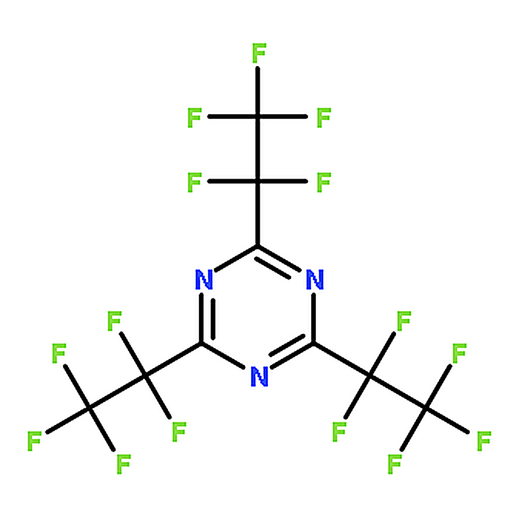 RHAWN 2,4,6-Tris(pentafluoroethyl)-1,3,5-triazine
