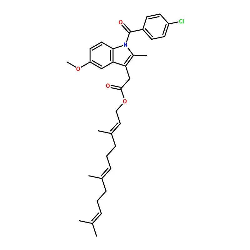 RHAWN 3,7,11-Trimethyldodeca-2,6,10-trien-1-yl 2-(1-(4-chlorobenzoyl)-5-methoxy-2-methyl-1H-indol-