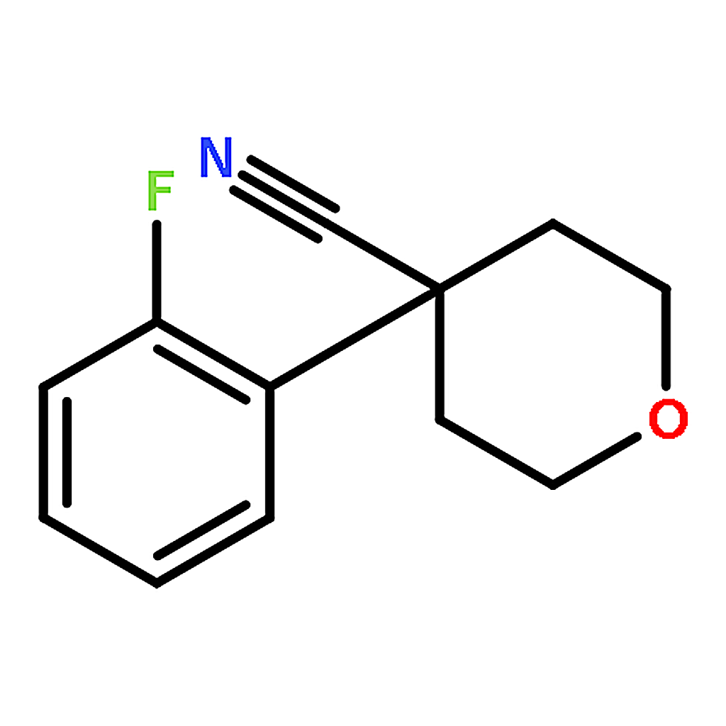 RHAWN 4-(2-fluorophenyl)tetrahydro-2H-pyran-4-carbonitrile