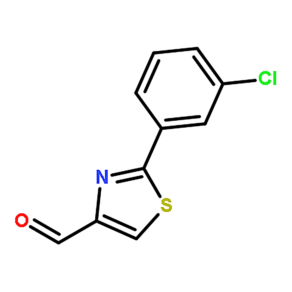 RHAWN 2-(3-Chlorophenyl)thiazole-4-carbaldehyde