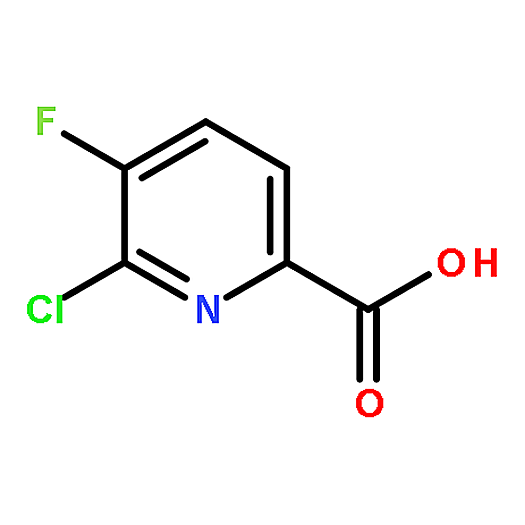 RHAWN 2-Chloro-3-fluoropyridine-6-carboxylic acid