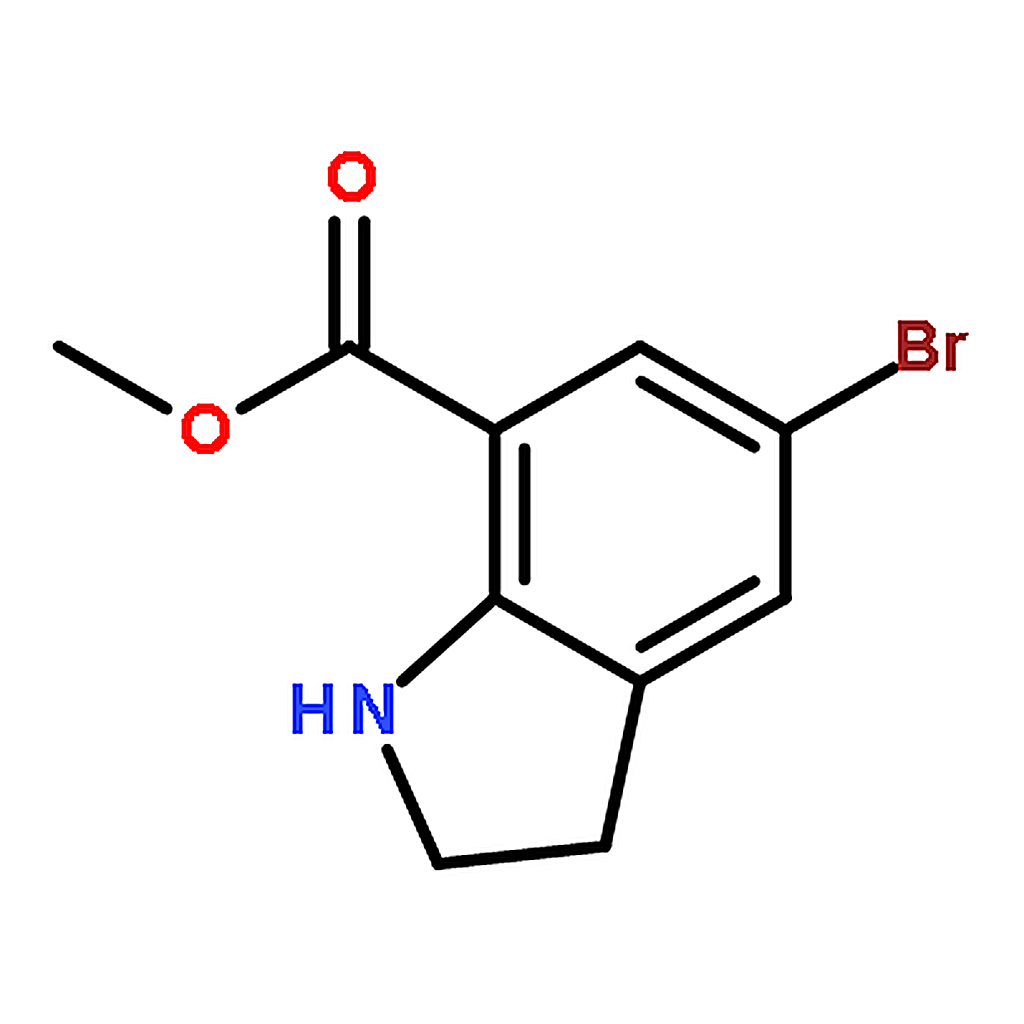 RHAWN Methyl 5-bromoindoline-7-carboxylate