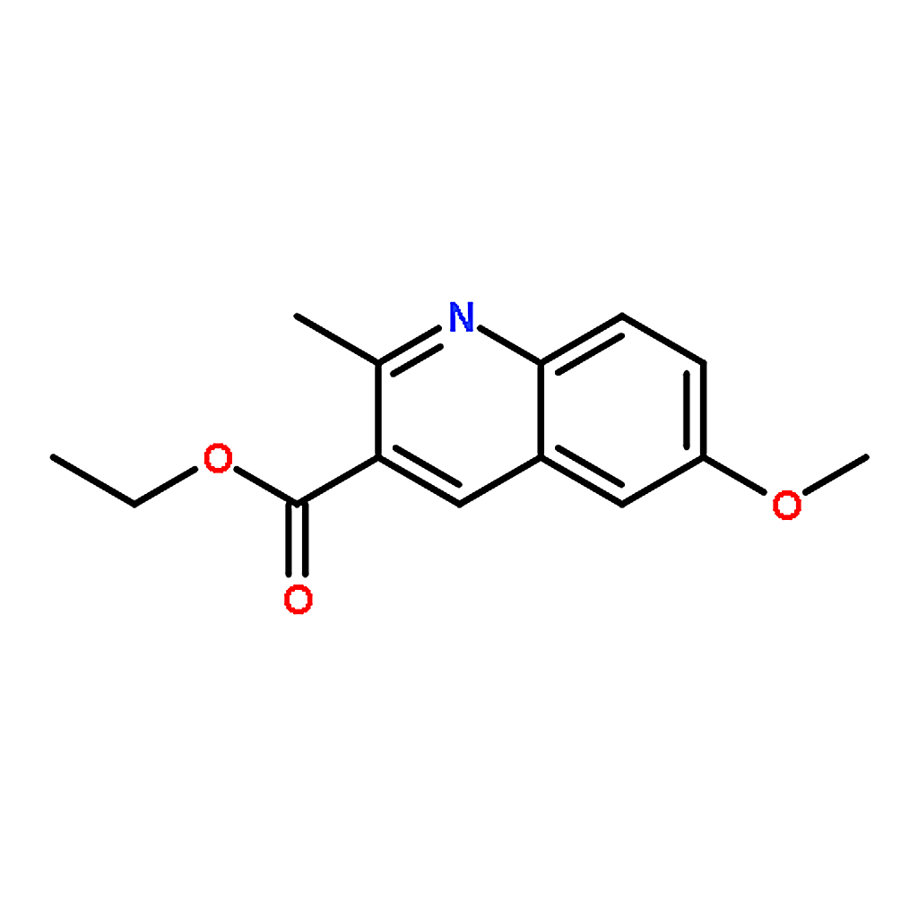 RHAWN 6-Methoxy-2-methylquinoline-3-carboxylic acid ethyl ester