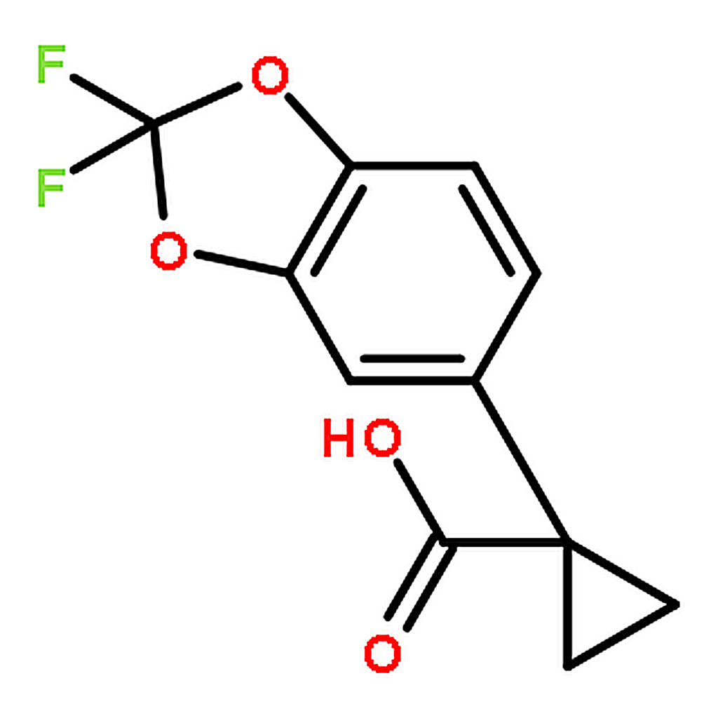 RHAWN 1-(2，2-Difluorobenzo[1，3]dioxol-5-yl)-cyclopropanecarboxylic acid