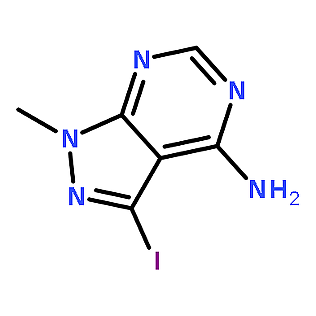 RHAWN 3-Iodo-1-methyl-1H-pyrazolo[3,4-d]pyrimidin-4-amine