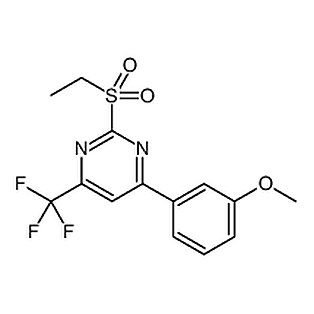 RHAWN 2-(Ethylsulfonyl)-4-(3-methoxyphenyl)-6-(trifluoromethyl)pyrimidine