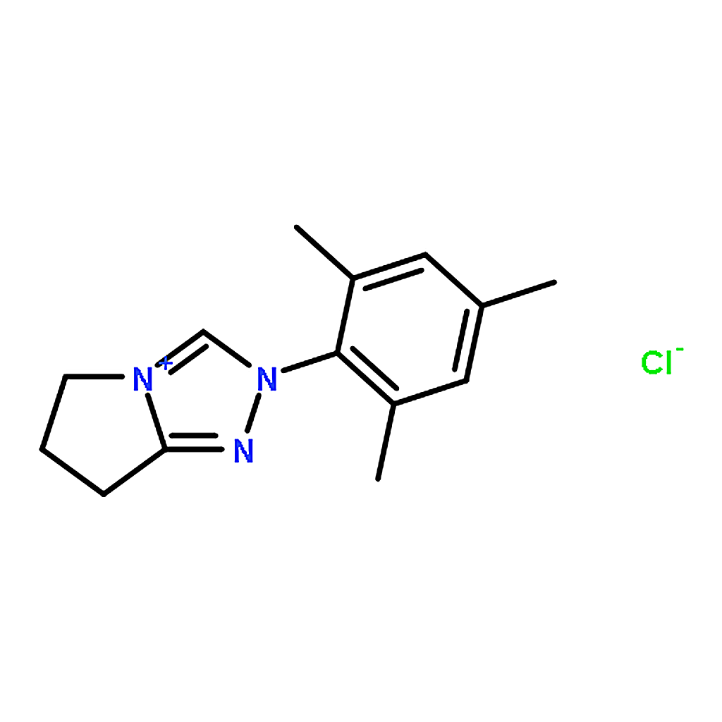 RHAWN 2-Mesityl-6,7-dihydro-5H-pyrrolo[2,1-c][1,2,4]triazol-2-ium chloride