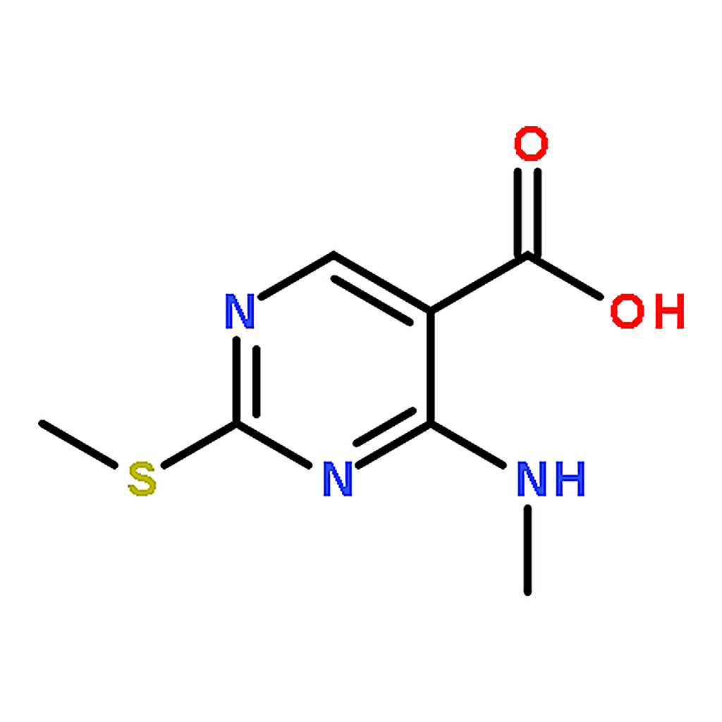 RHAWN 4-(Methylamino)-2-(methylthio)-5-pyrimidinecarboxylic acid