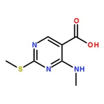 RHAWN 4-(Methylamino)-2-(methylthio)-5-pyrimidinecarboxylic acid