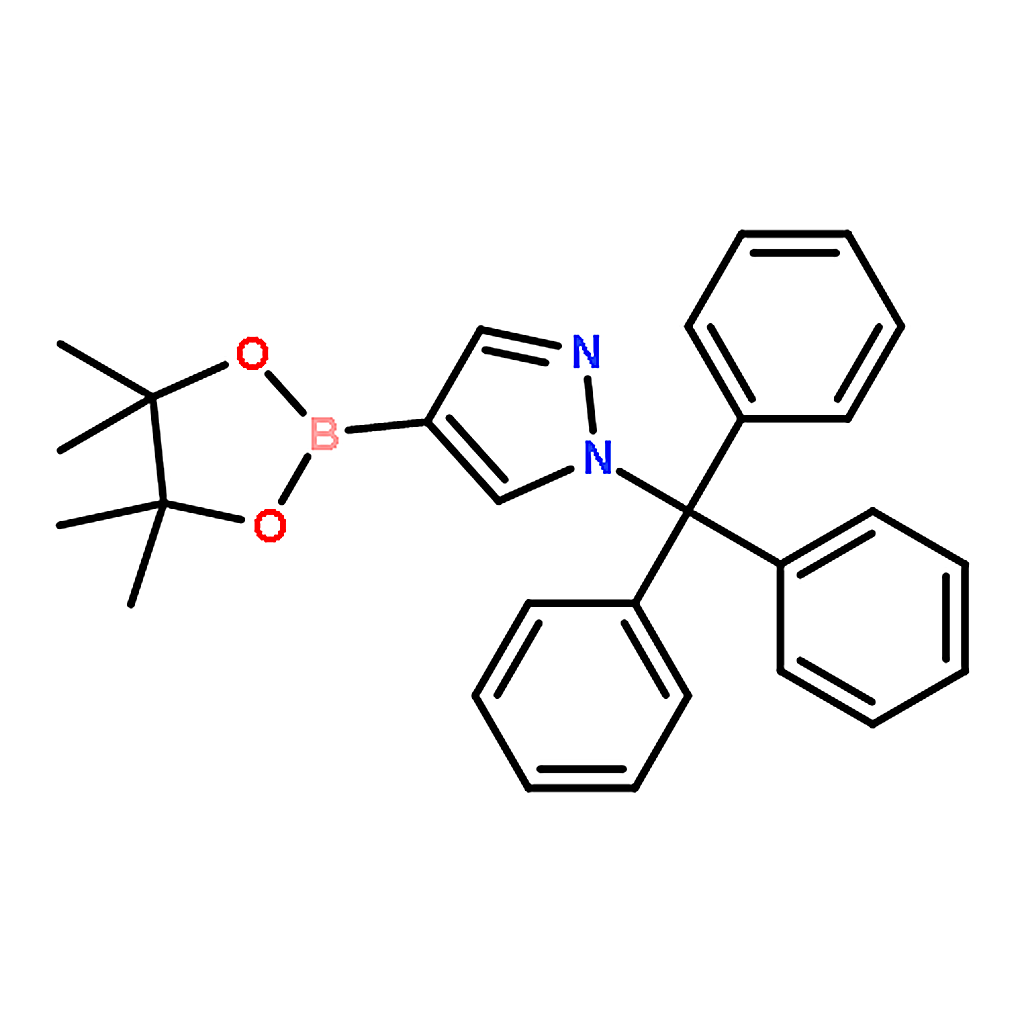 RHAWN 4-(4，4，5，5-Tetramethyl-1，3，2-dioxaborolan-2-yl)-1-trityl-1H-pyrazole