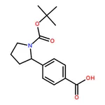 RHAWN 4-(1-(tert-Butoxycarbonyl)pyrrolidin-2-yl)benzoic acid