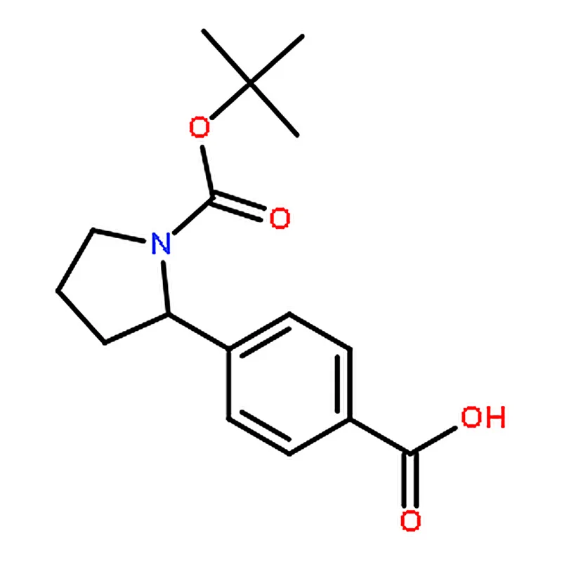 RHAWN 4-(1-(tert-Butoxycarbonyl)pyrrolidin-2-yl)benzoic acid