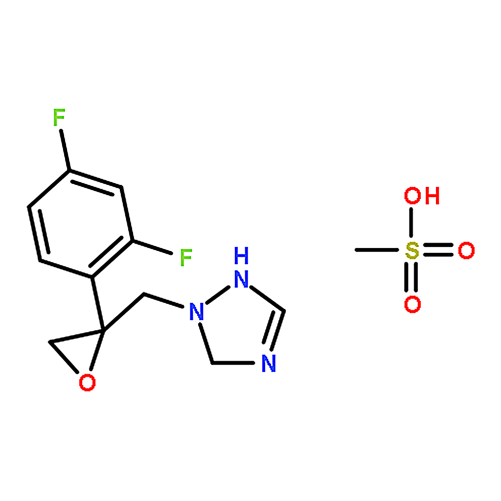RHAWN 1-((2-(2,4-Difluorophenyl)oxiran-2-yl)methyl)-1H-1,2,4-triazole methanesulfonate