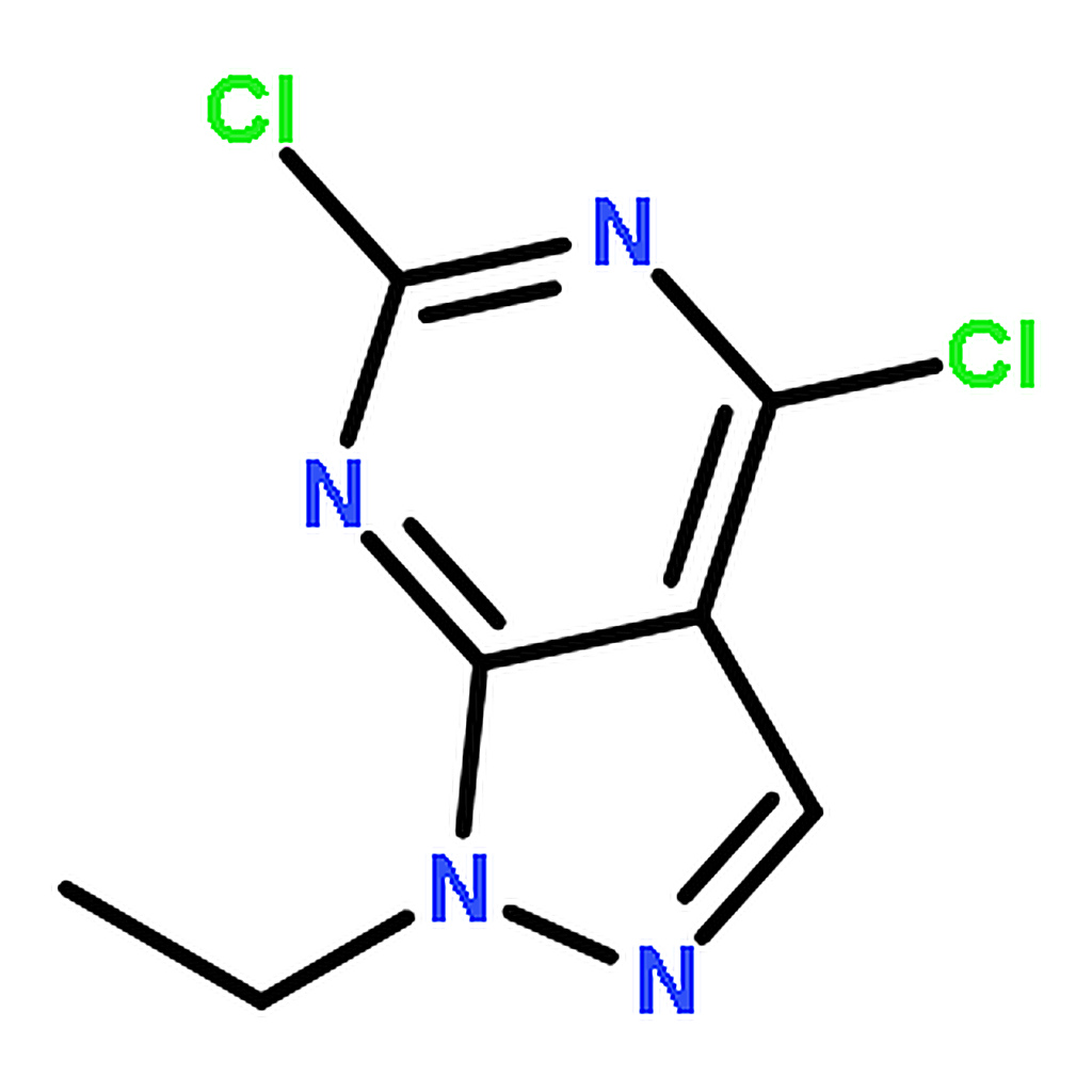 RHAWN 4,6-Dichloro-1-ethyl-1H-pyrazolo[3,4-d]pyrimidine