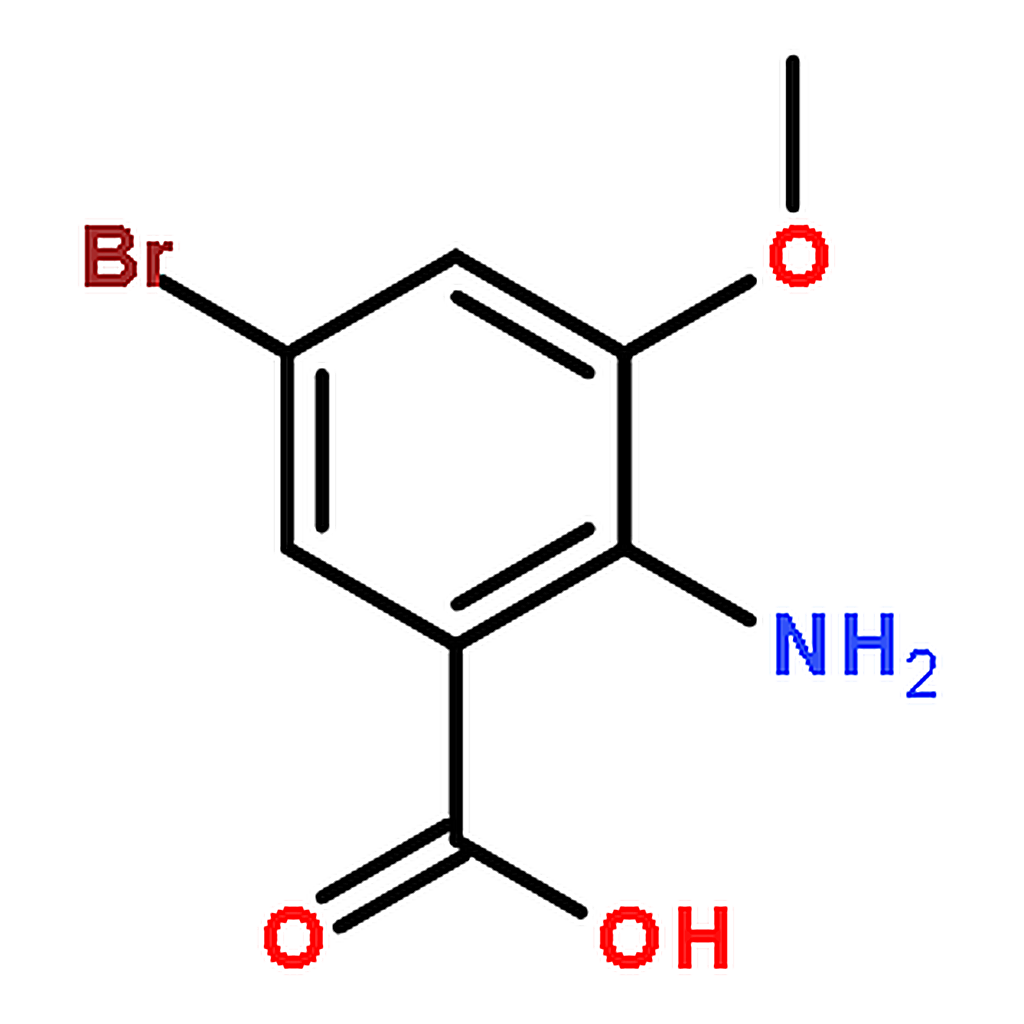 RHAWN 2-Amino-5-bromo-3-methoxybenzoic acid
