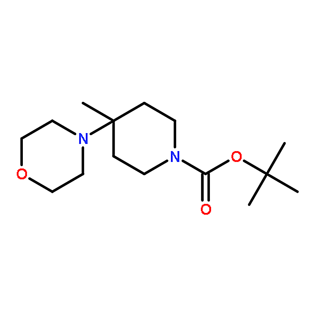 RHAWN tert-Butyl 4-methyl-4-morpholinopiperidine-1-carboxylate