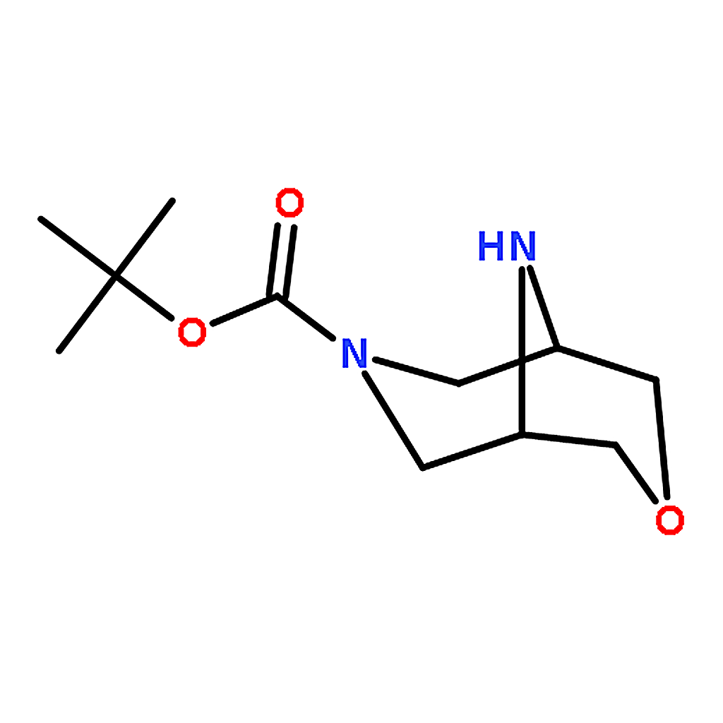 RHAWN tert-Butyl 3-oxa-7,9-diazabicyclo[3.3.1]nonane-7-carboxylate