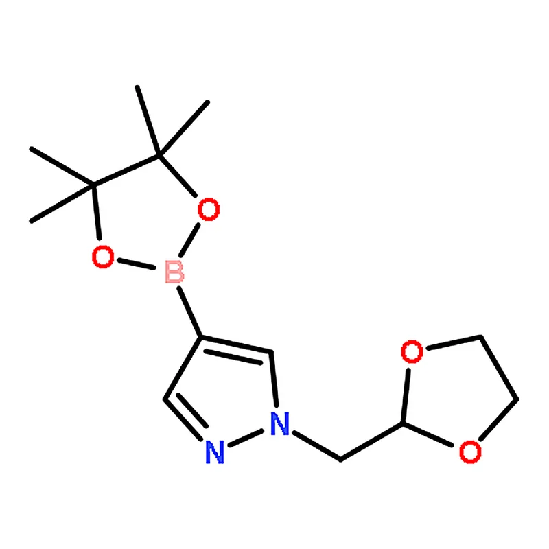 RHAWN 1-(1,3-Dioxolan-2-ylmethyl)-4-(4,4,5,5-tetramethyl-1,3,2-dioxaborolan-2-yl)-1H-pyrazole