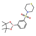 RHAWN 4-((3-(4,4,5,5-Tetramethyl-1,3,2-dioxaborolan-2-yl)phenyl)sulfonyl)thiomorpholine