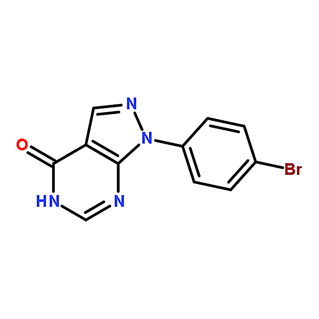 RHAWN 1-(4-Bromophenyl)-1H-pyrazolo[3,4-d]pyrimidin-4(5H)-one