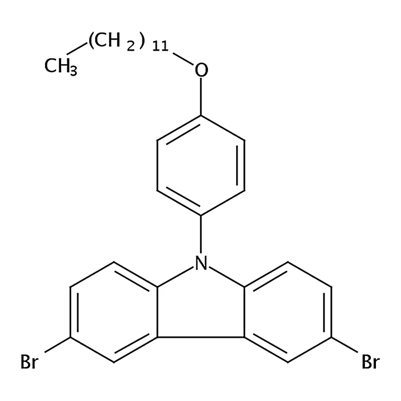 RHAWN 3,6-Dibromo-9-(4-dodecyloxyphenyl)-9H-carbazole