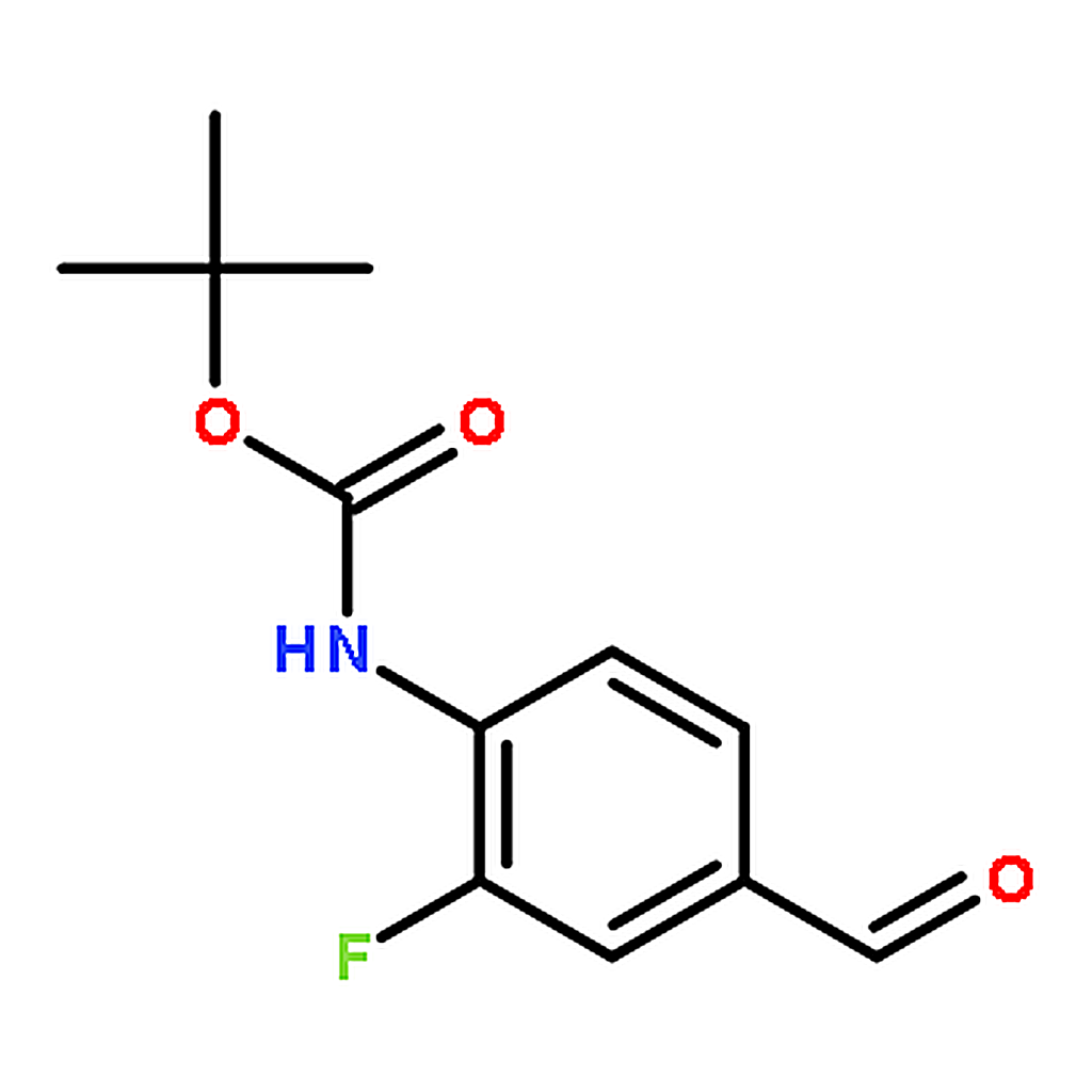 RHAWN tert-Butyl (2-fluoro-4-formylphenyl)carbamate