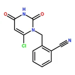 RHAWN 2-((6-Chloro-2,4-dioxo-3,4-dihydro-2H-pyrimidin-1-yl)methyl)benzonitrile