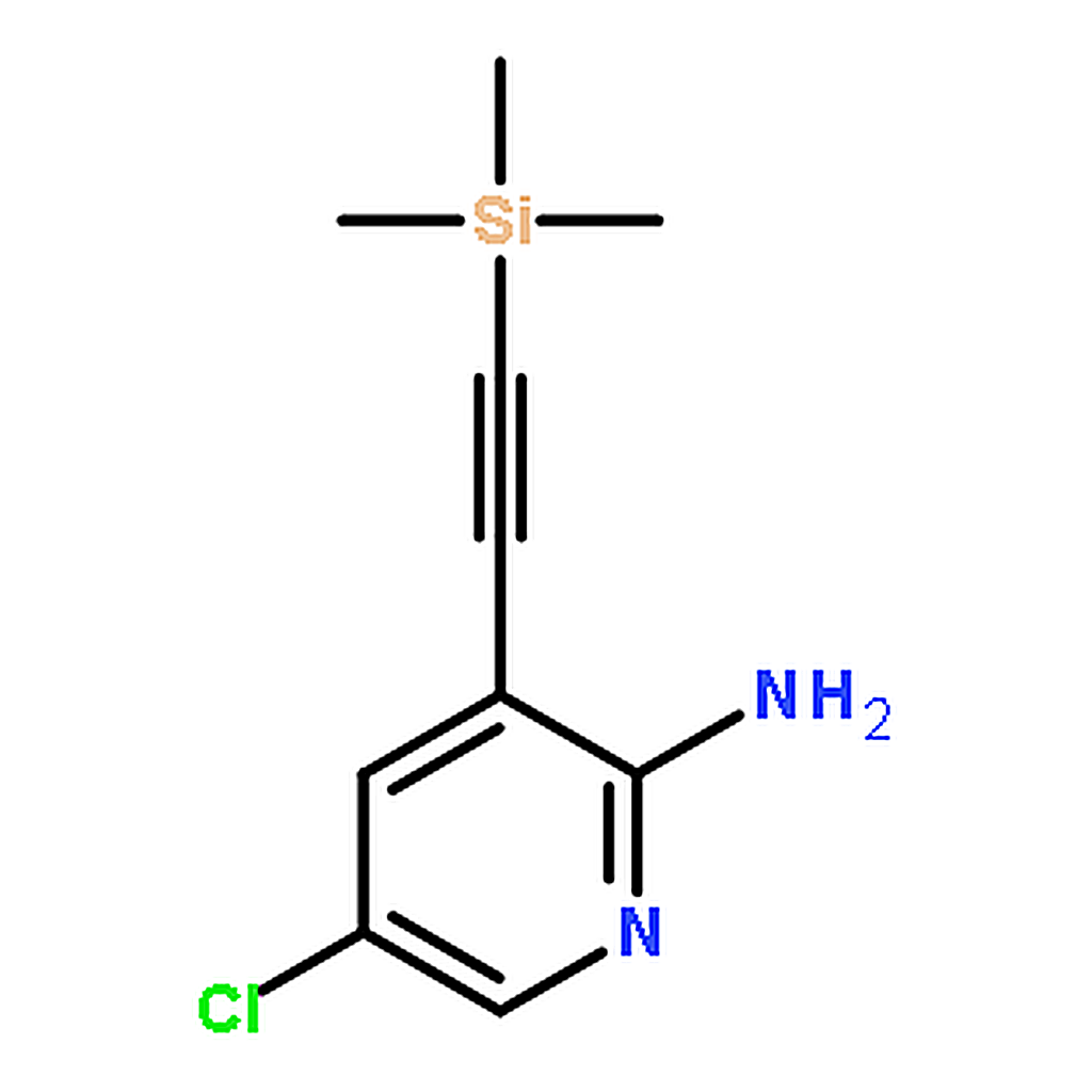 RHAWN 5-Chloro-3-((trimethylsilyl)ethynyl)pyridin-2-amine